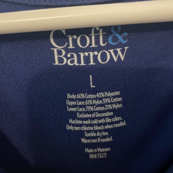 ❤️Croft & Barrow women’s top size large - Picture 2 of 4